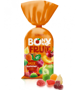 Желейні цукерки Bonny-fruit summer mix