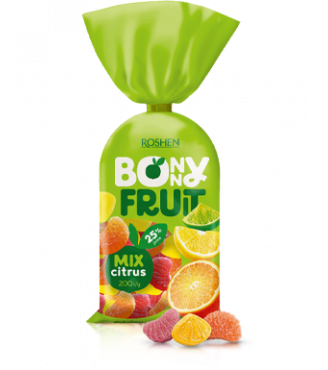 Желейні цукерки Bonny-fruit citrus mix