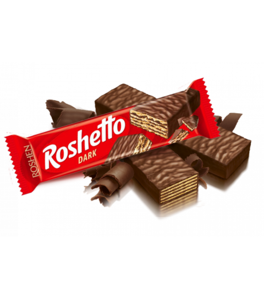 Вафельний батончик Roshetto Dark chocolate