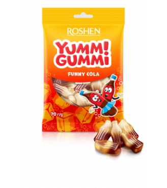 Желейні цукерки Yummi Gummi Funny Cola