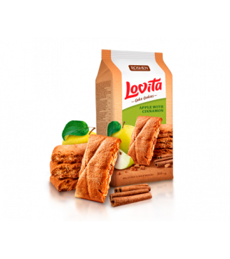Печиво Lovita Cake з яблуком та корицею