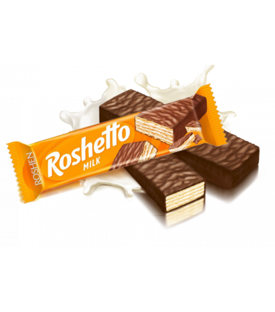 Вафельний батончик Roshetto Milk chocolate