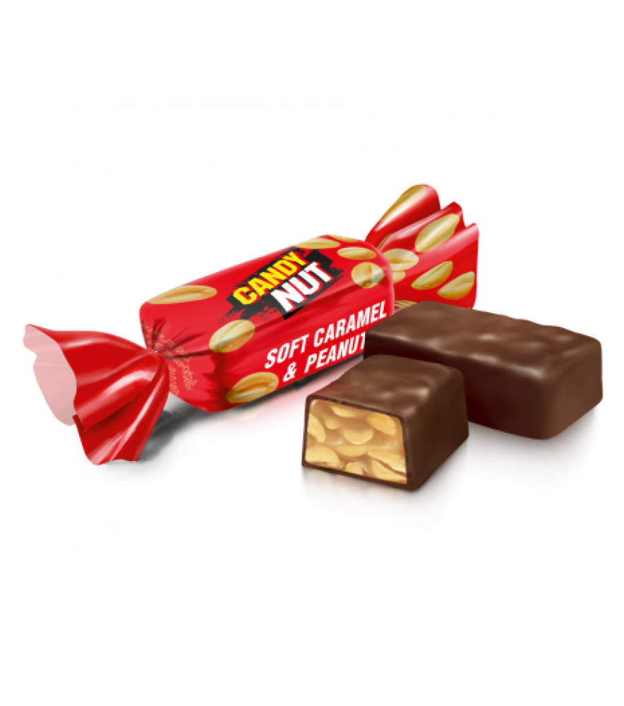 Цукерки Candy Nut м'яка карамель з арахісом