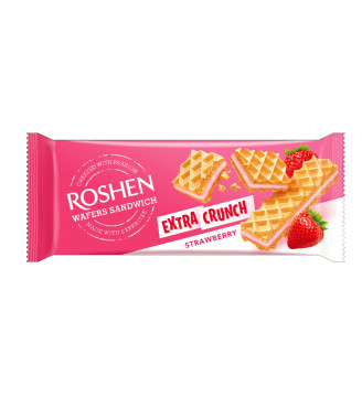 Вафлі Wafers Crunch Strawberry