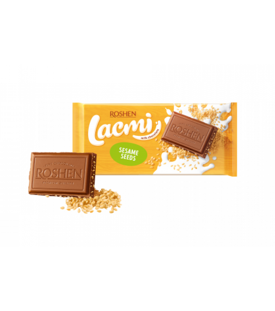 Шоколад Lacmi молочний з сезамом