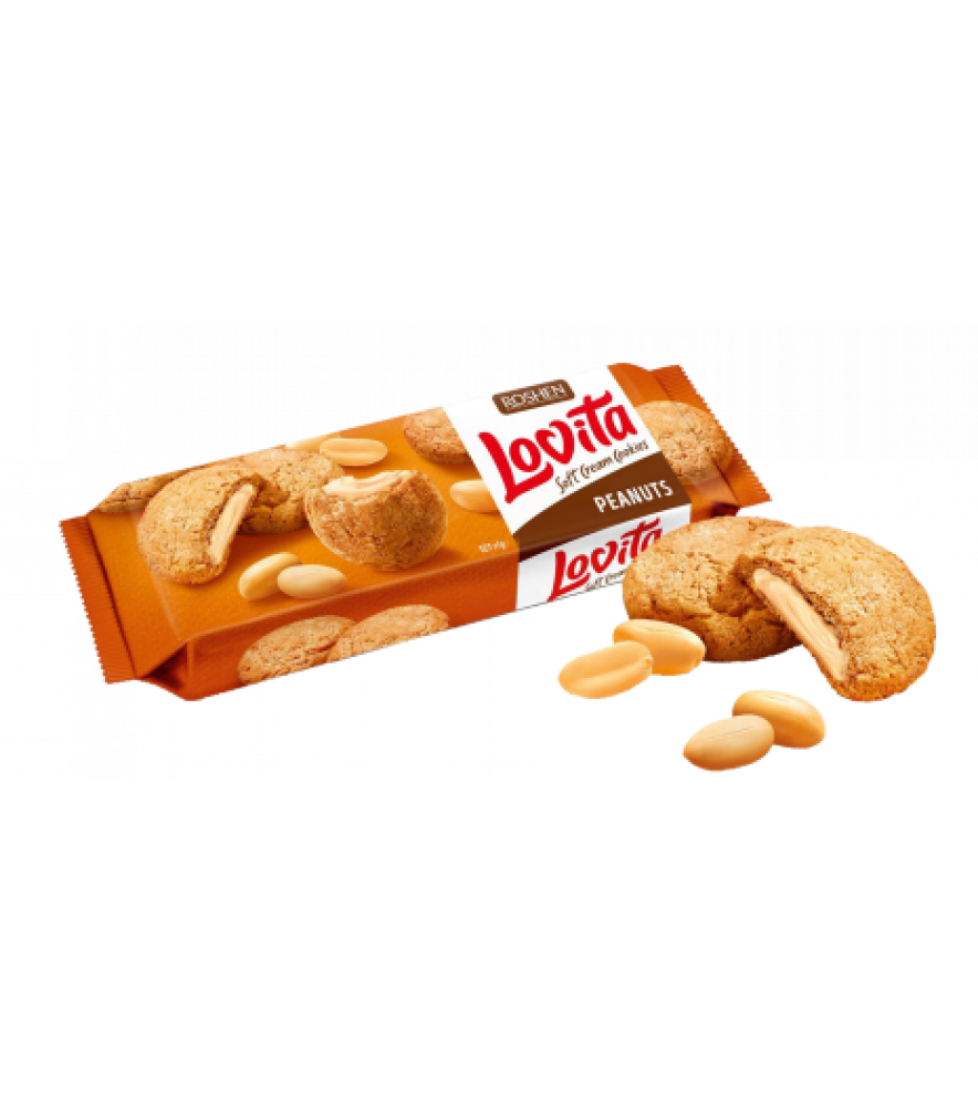 Печиво Lovita Soft Cream Peanuts