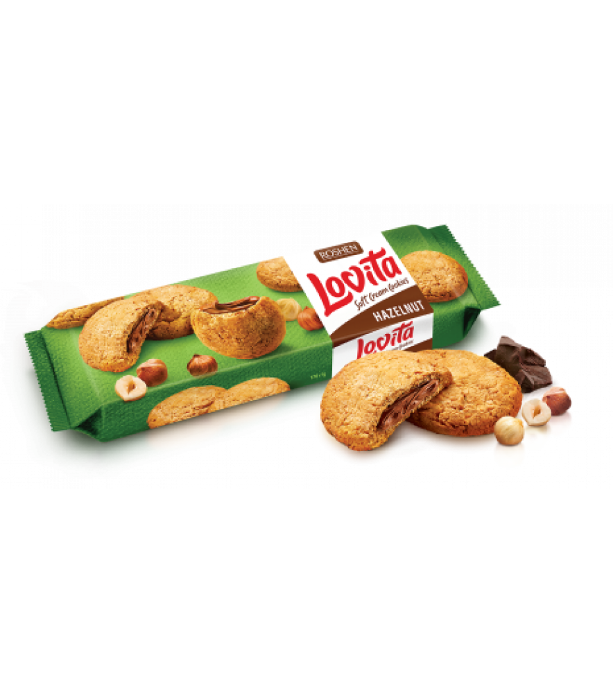 Печиво Lovita Soft Cream hazelnut
