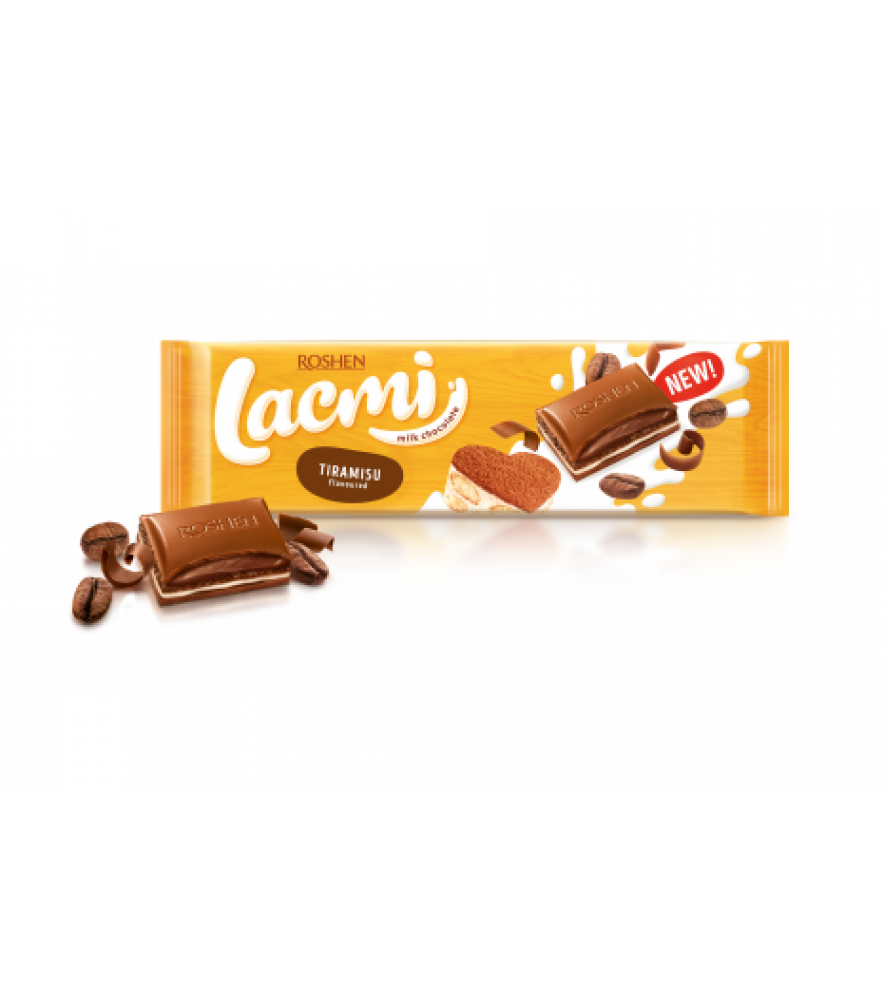 Шоколад Lacmi начинка Тірамісу