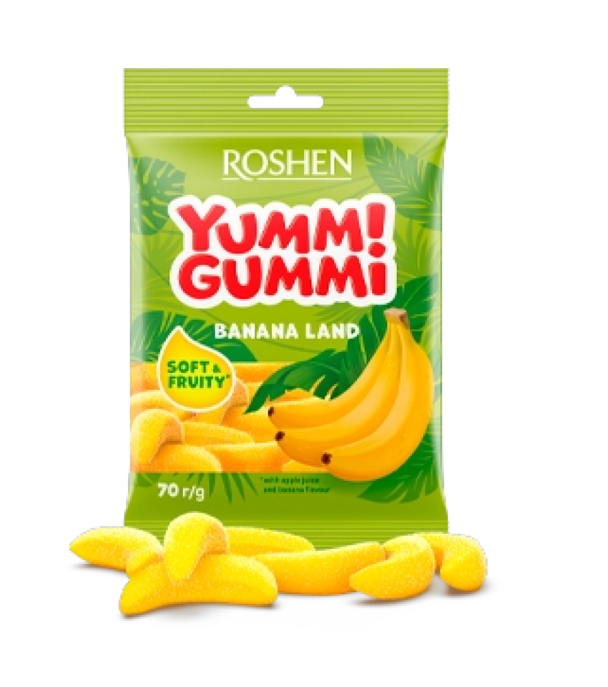Желейні цукерки Yummi Gummi Banana Land