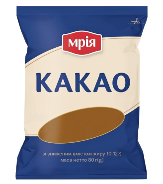 Какао-порошок «Мрія», 80 г