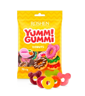 Желейні цукерки Yummi Gummi Donuts