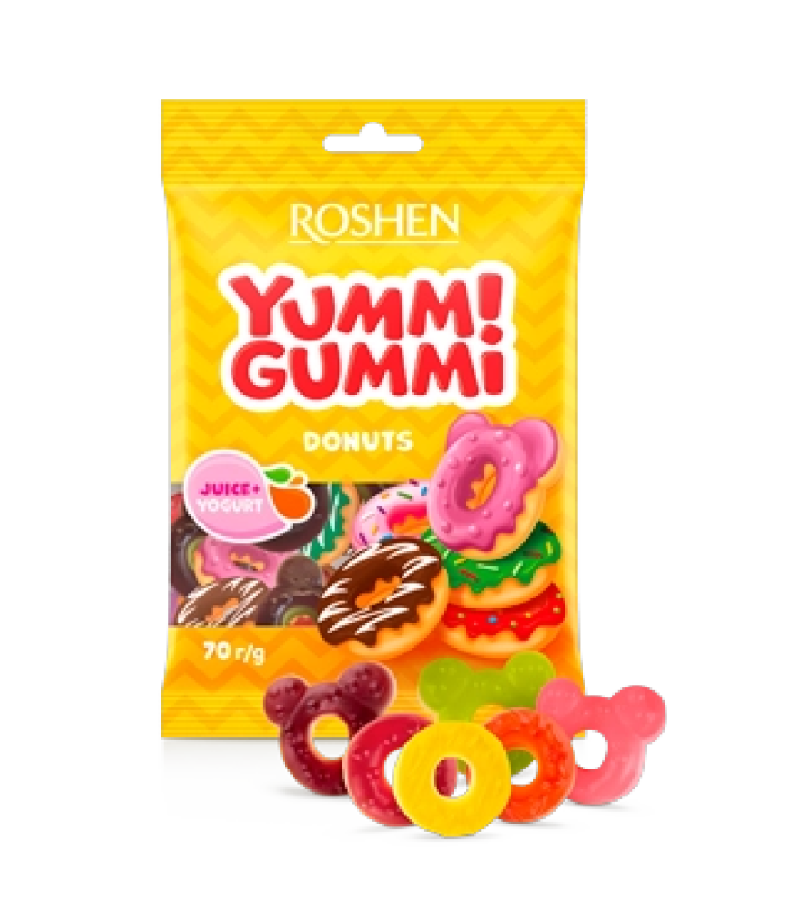 Желейні цукерки Yummi Gummi Donuts