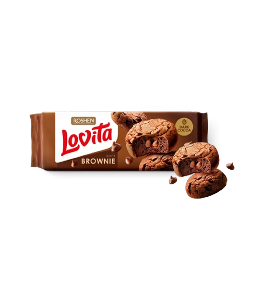 Печиво Lovita Bownie з какао