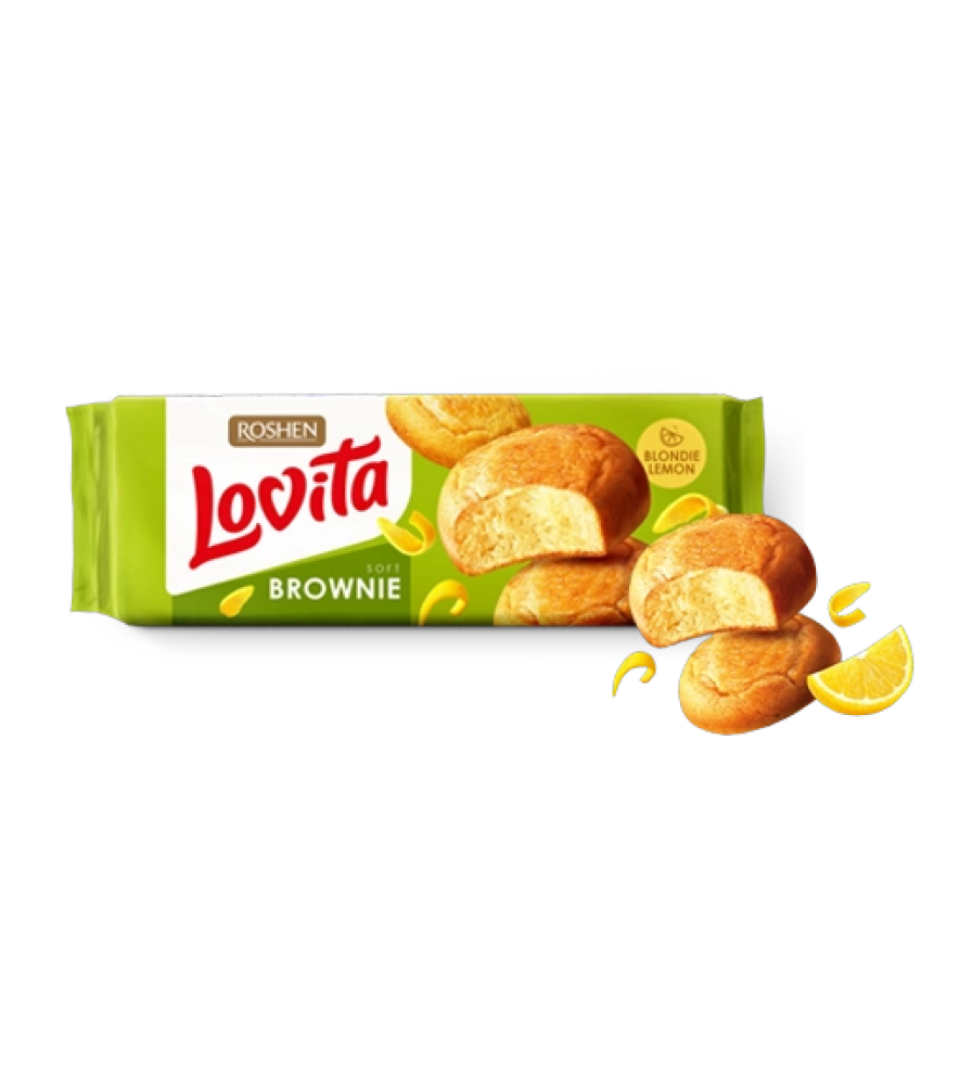Печиво Lovita Bownie з лимоном
