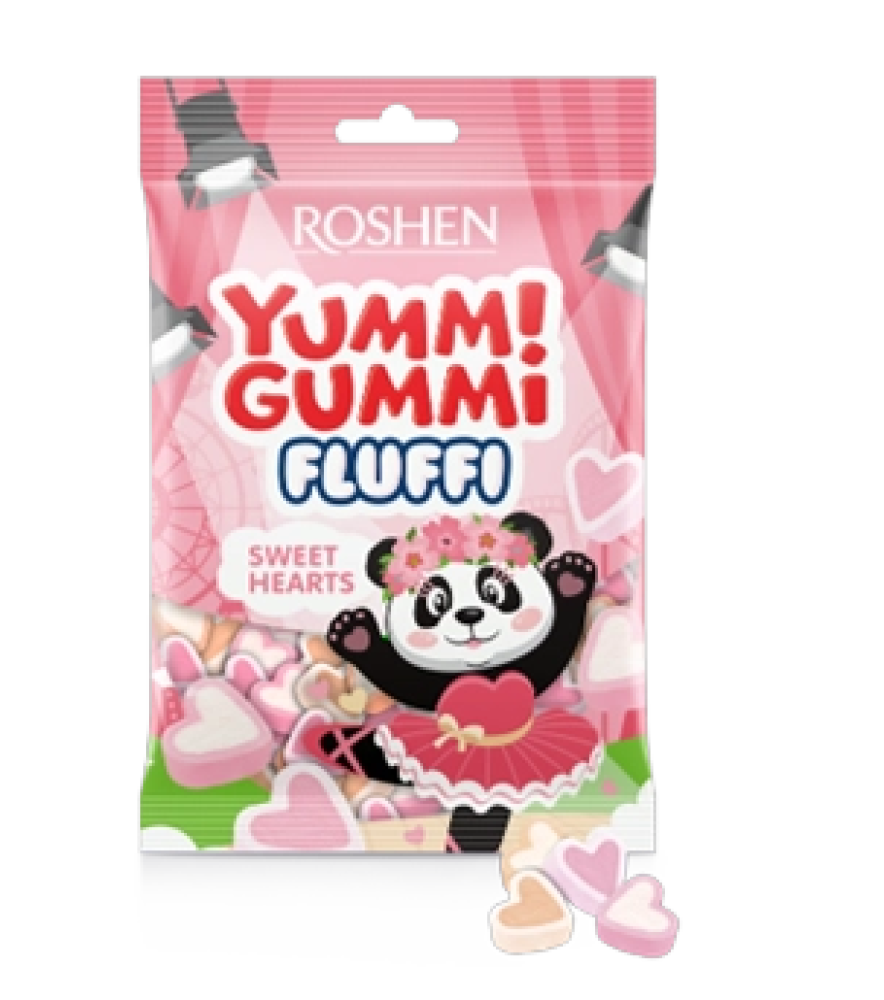Маршмелоу Yummi Gummi Fluffi Soft Hearts