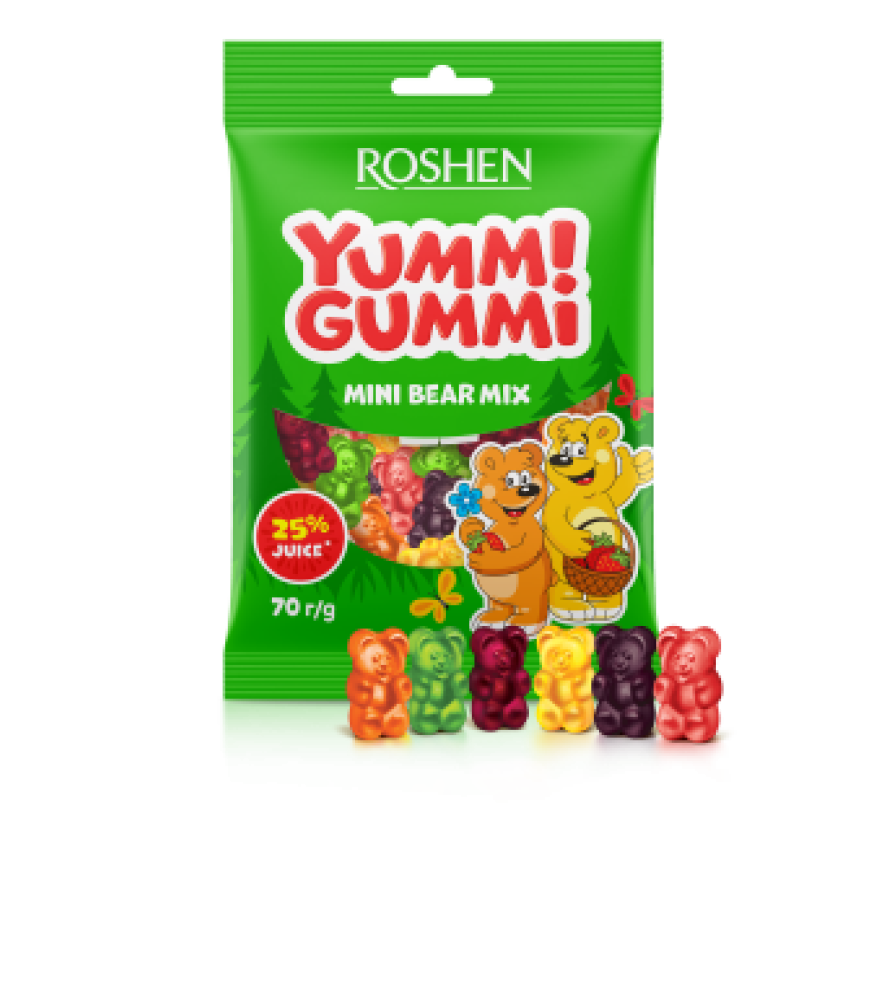 Желейні цукерки Yummi Gummi Mini Bear Mix