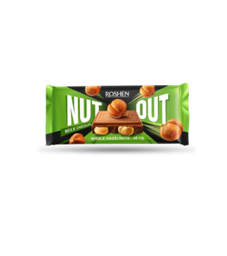 Шоколад Roshen Nut молочний з фундуком