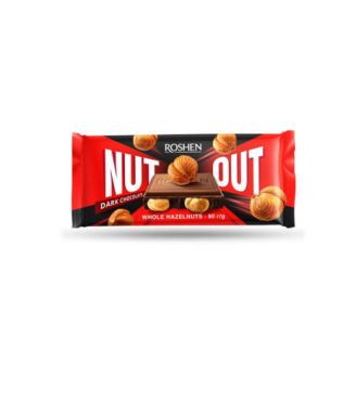 Шоколад Roshen Nut чорний з фундуком