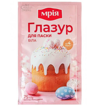 Глазур для паски біла
