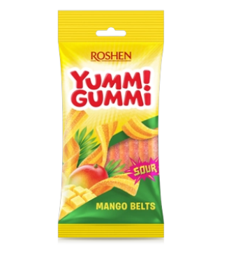 Желейні цукерки Yummi Gummi Mango Belts