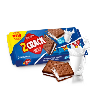 Крекер 2 CRACK з молочно-ванільною начинкою