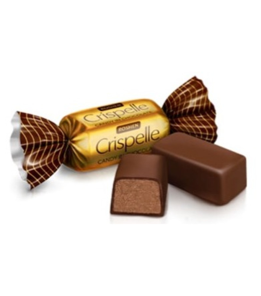 Цукерки Crispelle з шматочками кукурудзяних пластівців та горіхів