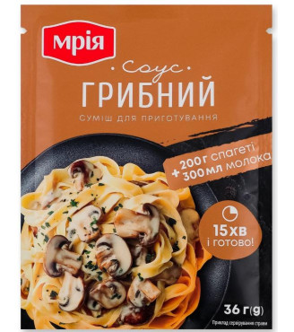 Суміш суха для приготування грибного соусу 