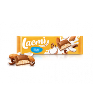 Шоколад Lacmi з кокосом та мигдалем